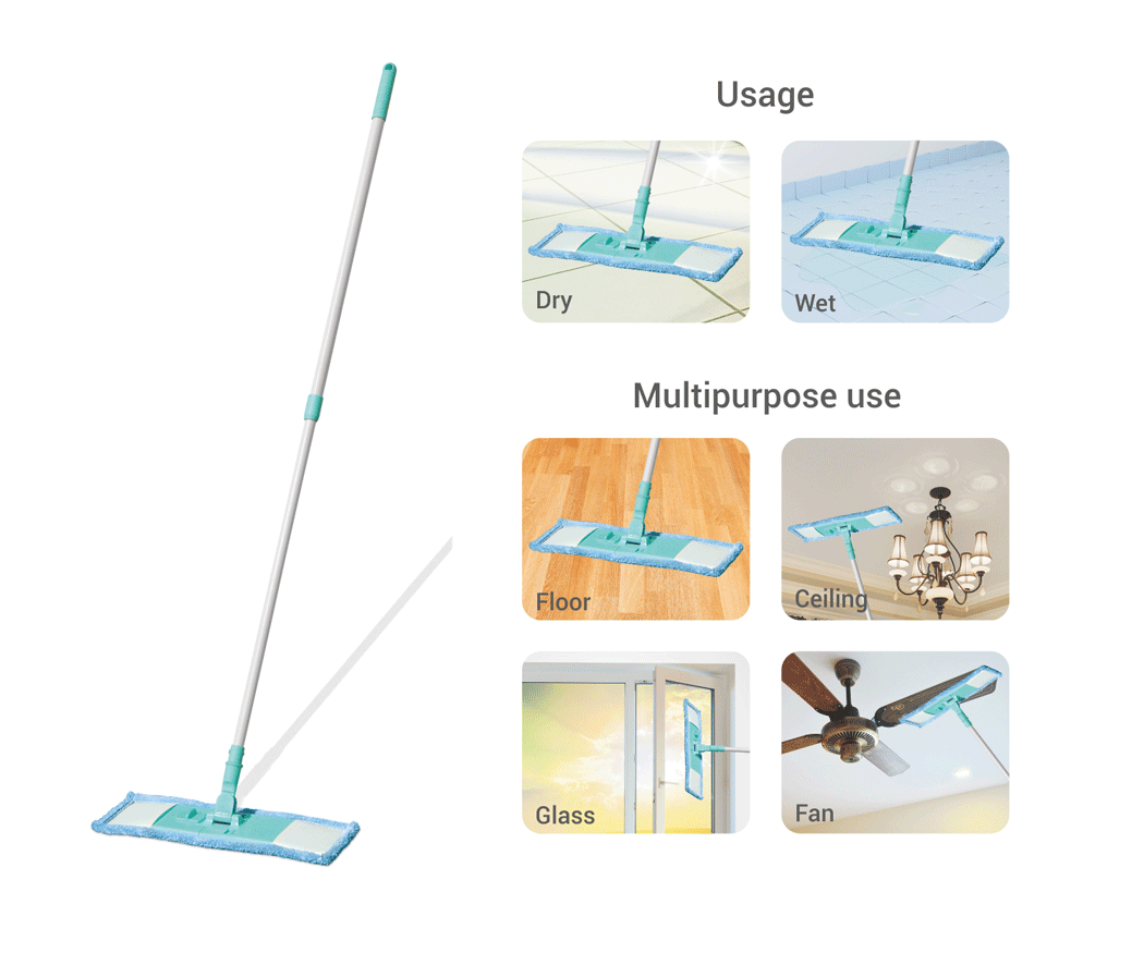 Spotzero Flat Mop Wet and Dry