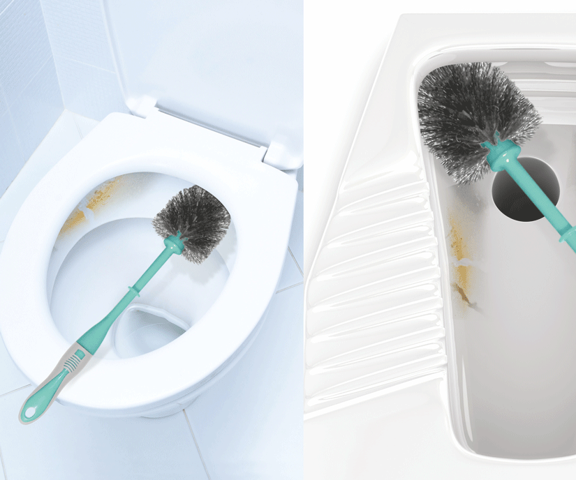 Spotzero Toilet Brush with holder