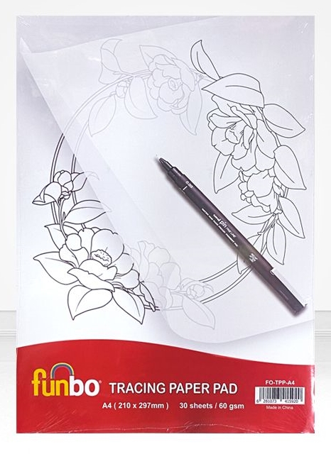 Tracing Paper Pad, 60gsm, 30sheets A4