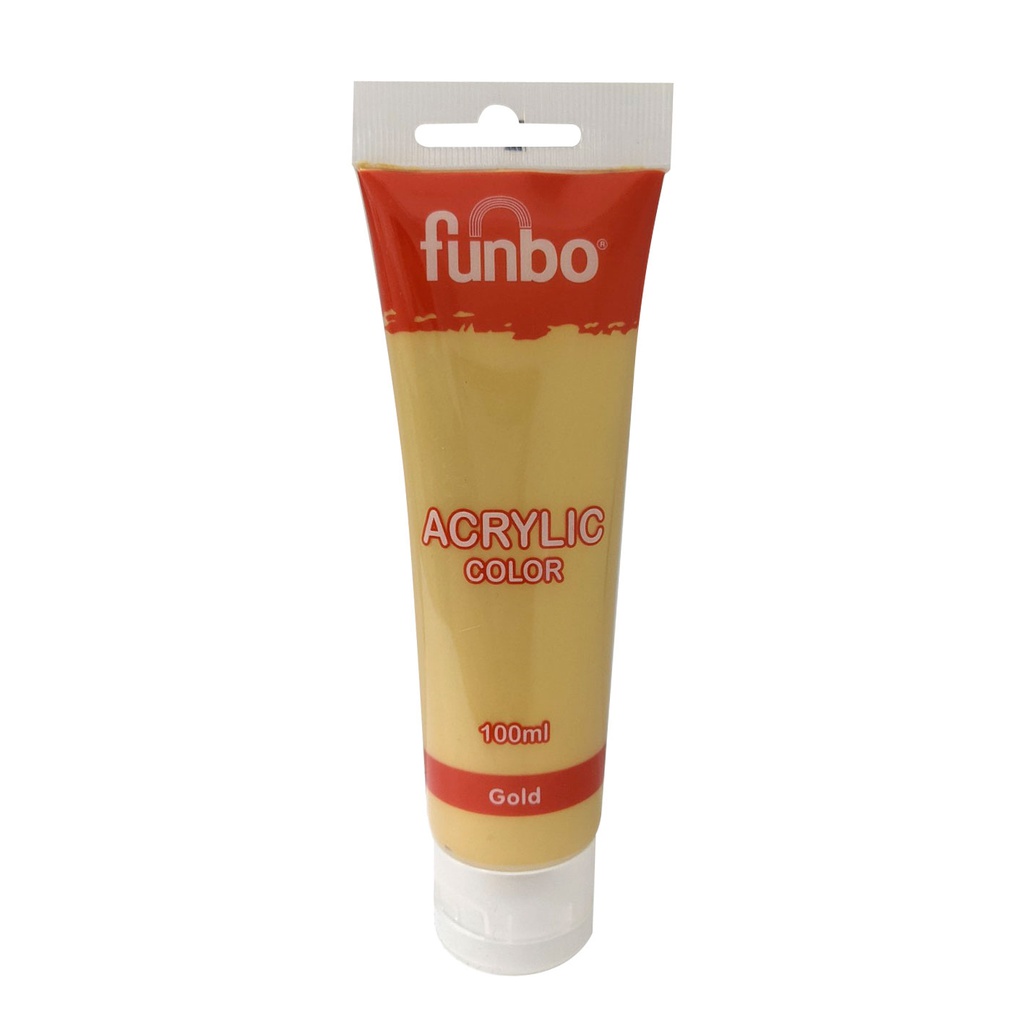 ACRYLIC TUBE 100ml 144 GOLD