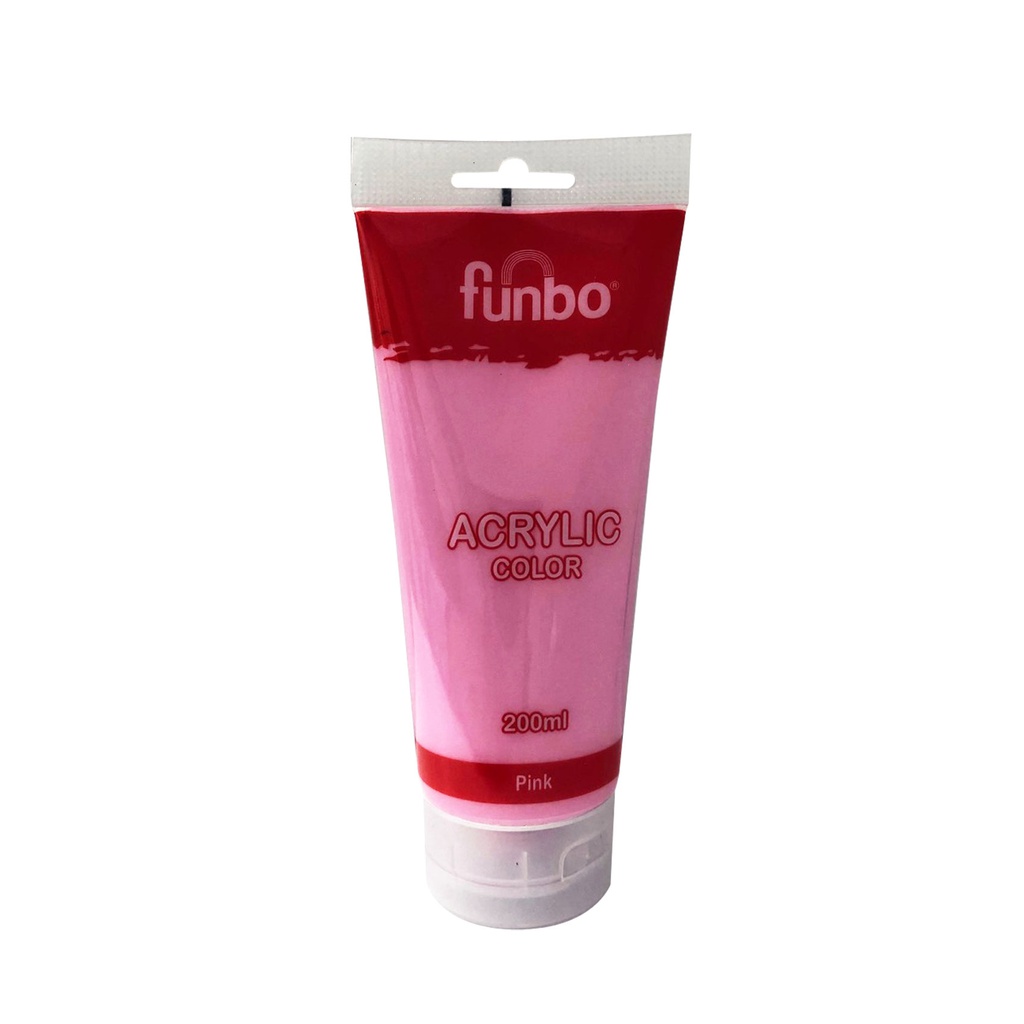 ACRYLIC TUBE 200ml 19 PINK