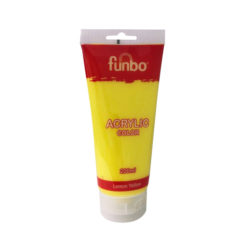 ACRYLIC TUBE 200ml 21 LEMON YELLOW