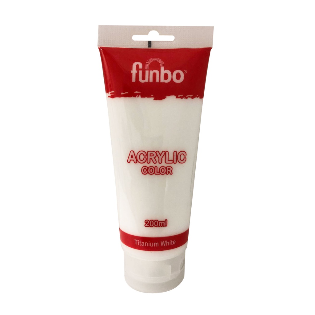 ACRYLIC TUBE 200ml 44 TITANIUM WHITE