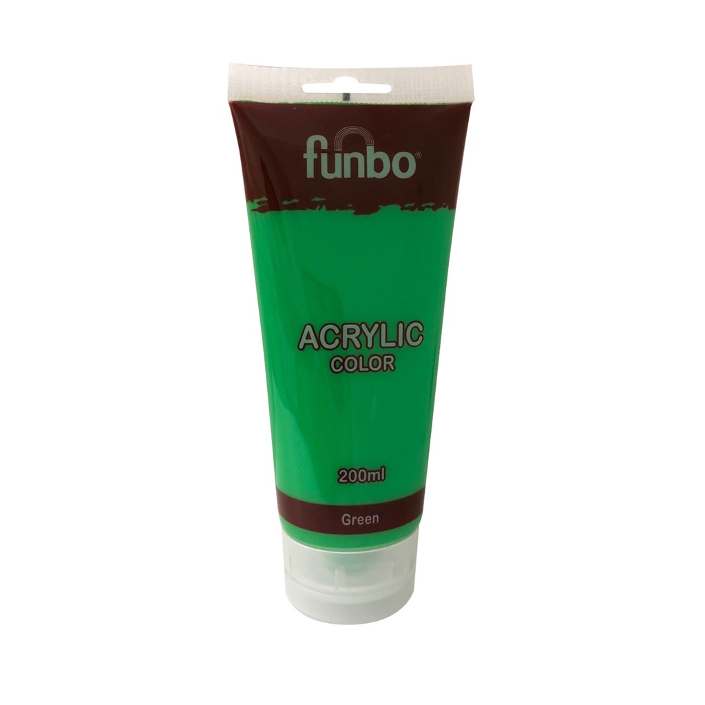 ACRYLIC TUBE 200ml 62 GREEN