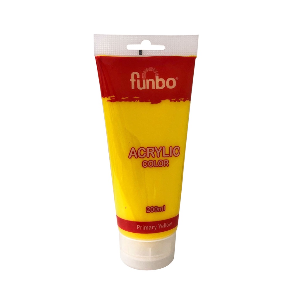 ACRYLIC TUBE 200ml 560 PRIMARY YELLOW