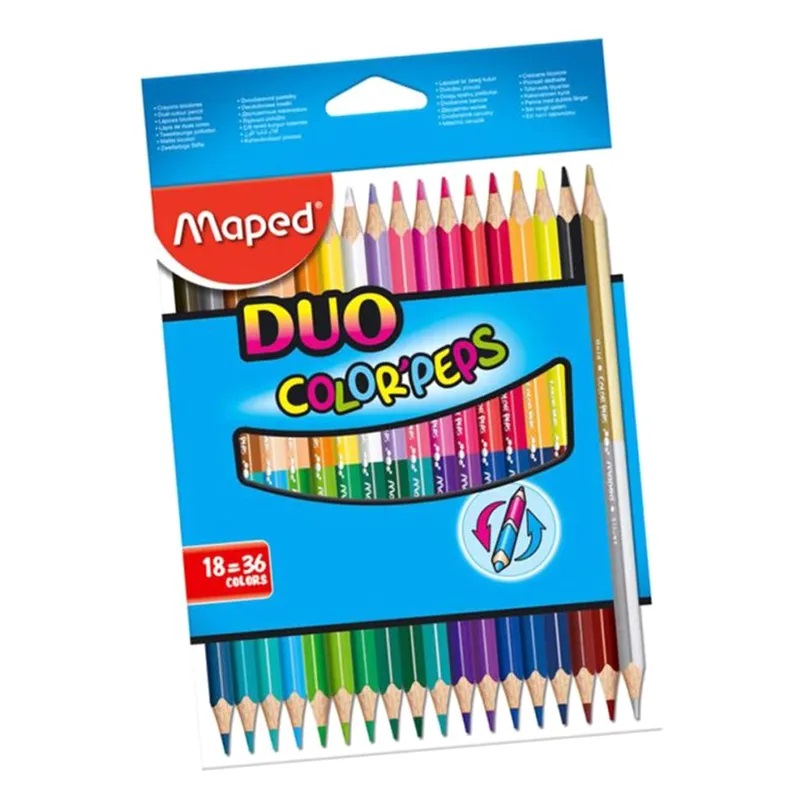 Color Peps PencilsDuox18=36Clrs