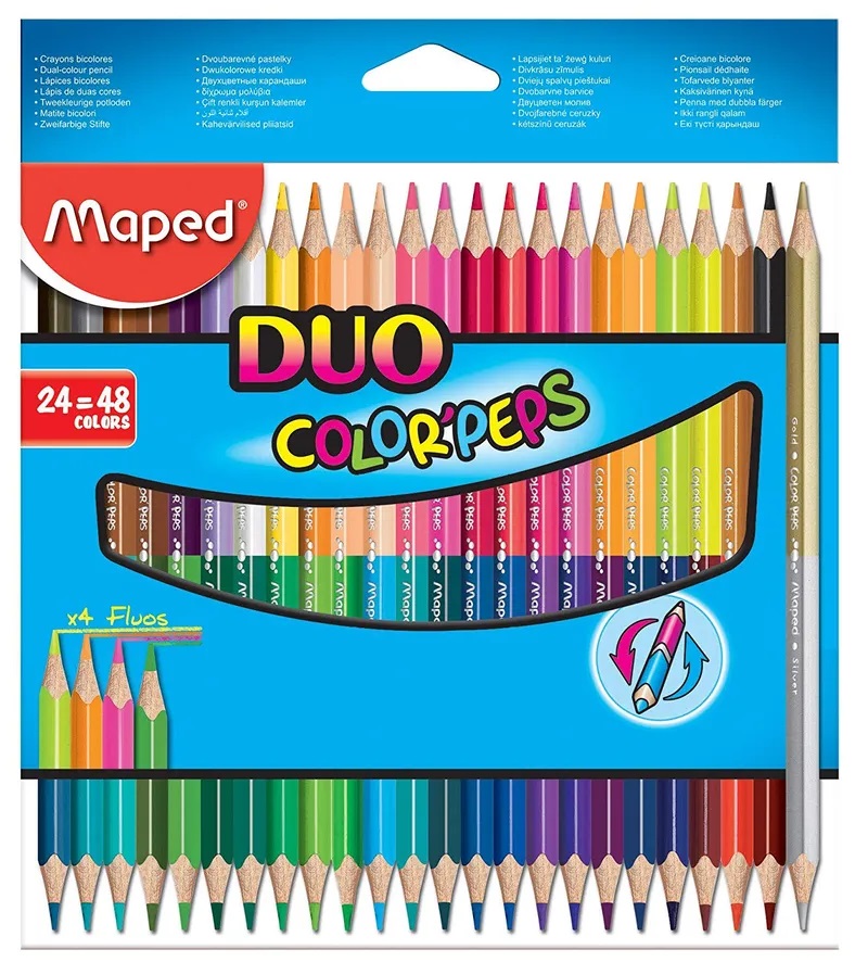 Color Peps PencilsDuox24=48Clrs