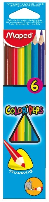 Color Peps Pencils 6 Col Set