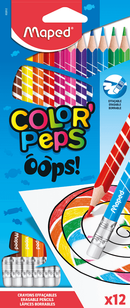 Color Pencils erasable Oops 12 colors