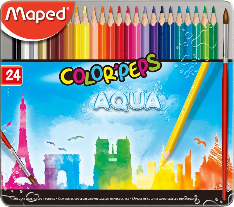 Color Peps Watercolor Metal Set 24Col