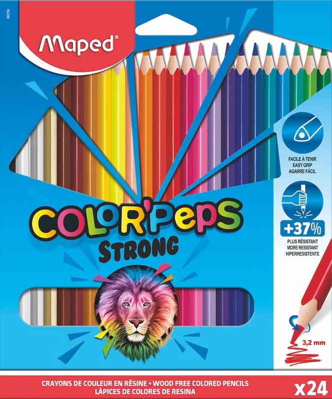 Color Pencils Strong 24 colors