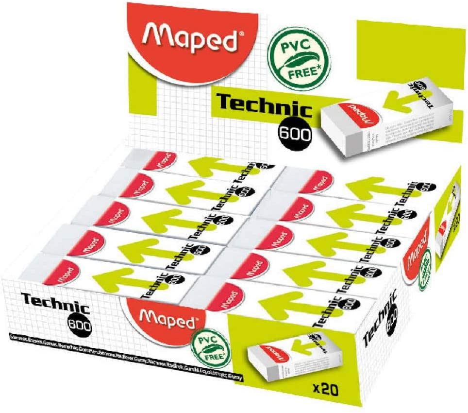 Eraser Technic 600 Box=20pcs