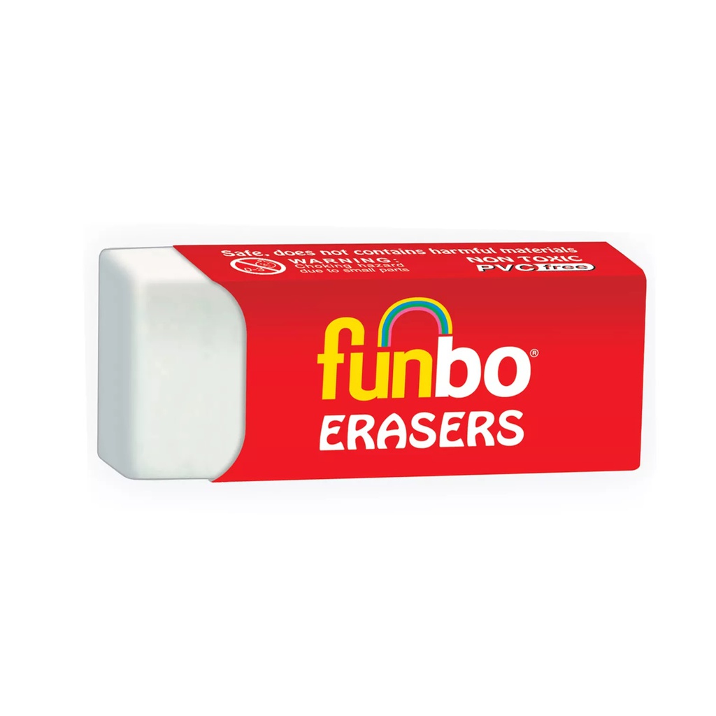 Eraser Medium Poly Bag = 10 Pcs