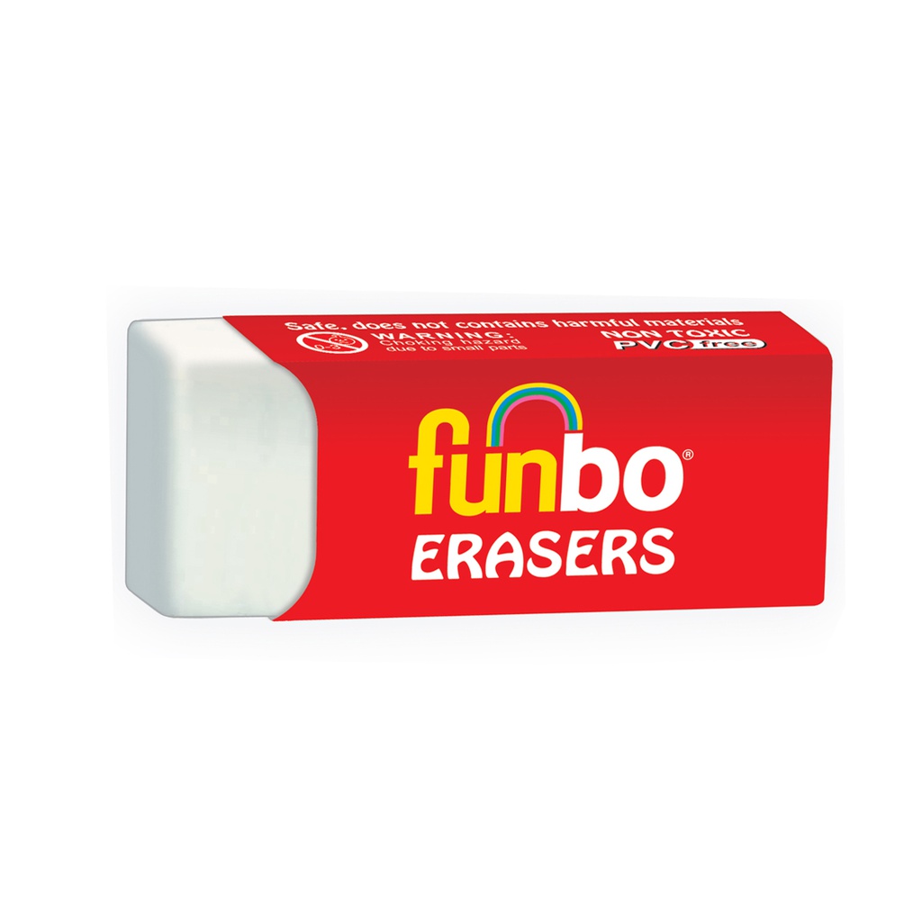 Eraser Small Poly Bag = 15Pcs