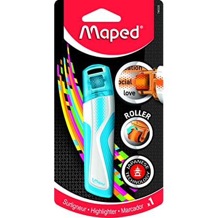 Highlighter Fluo Peps Roller Blue Bls