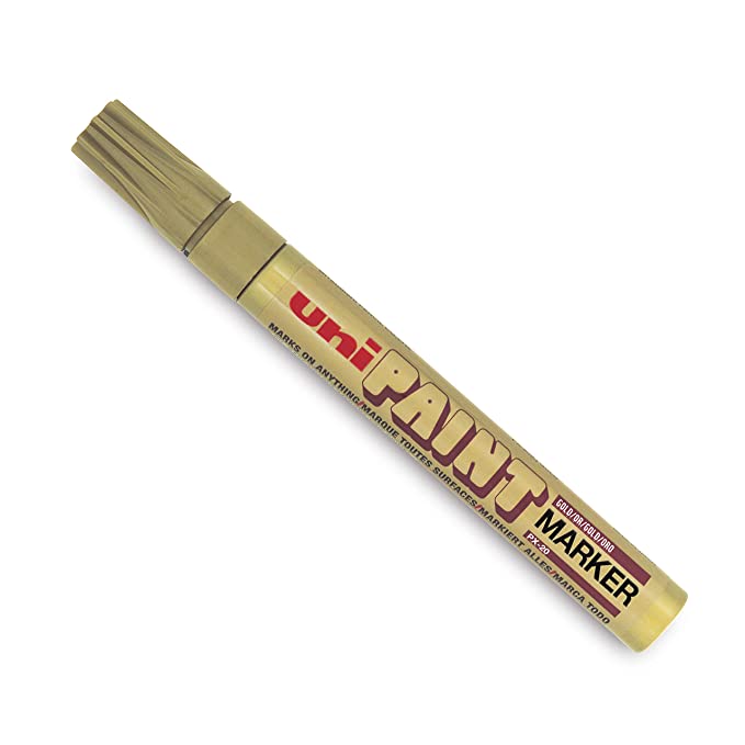 Paint Marker Bullet tip Gold