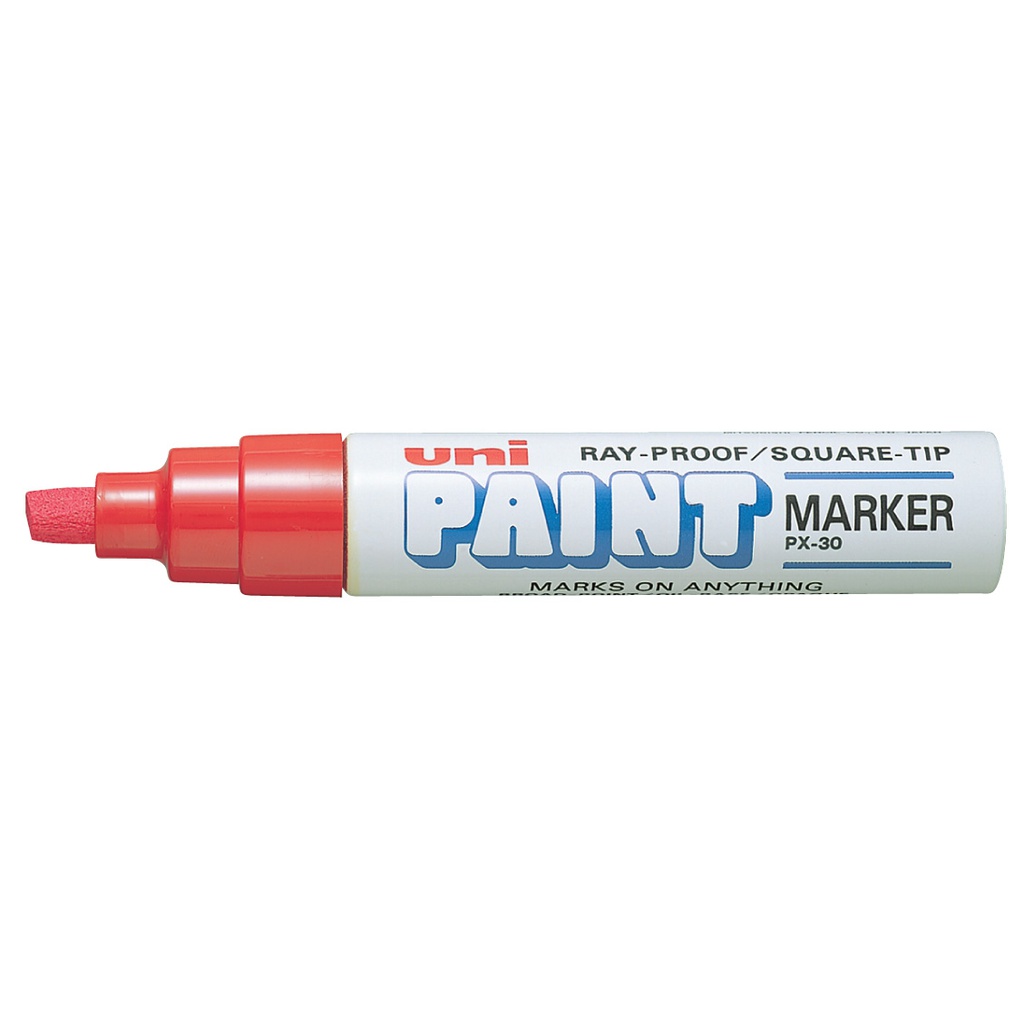 Paint Marker Chisel tip Red