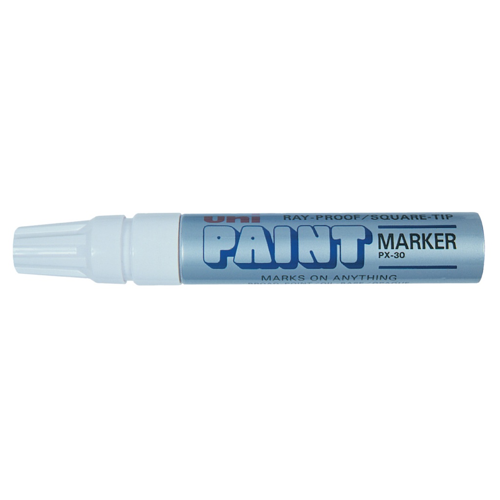 Paint Marker Chisel tip Silver