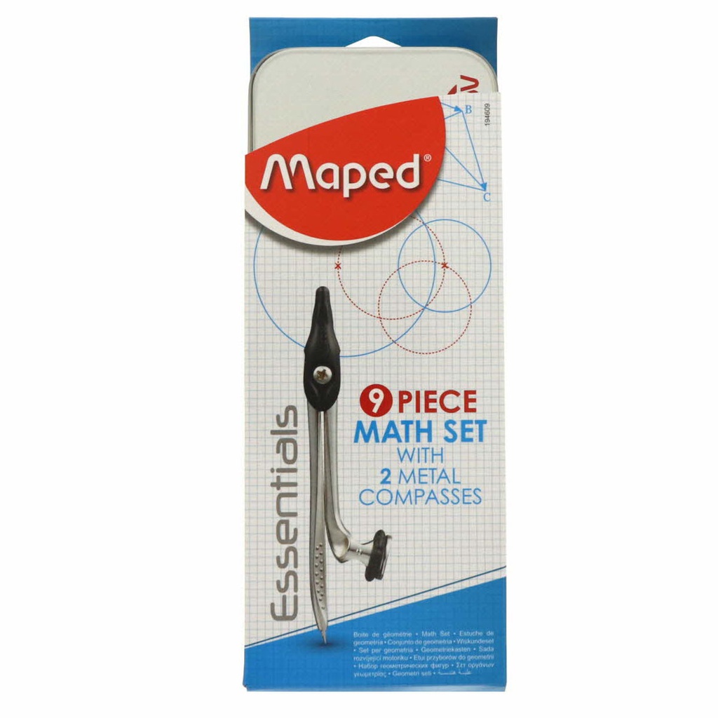 M.Set Essentials Geomtry 9pcSt