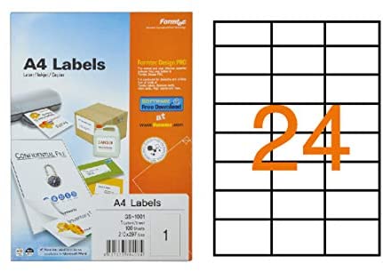 Label 2400/70x37mm Bx=100sheet