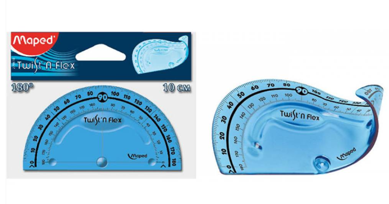 Ruler 10cm Twist n Flex Protor