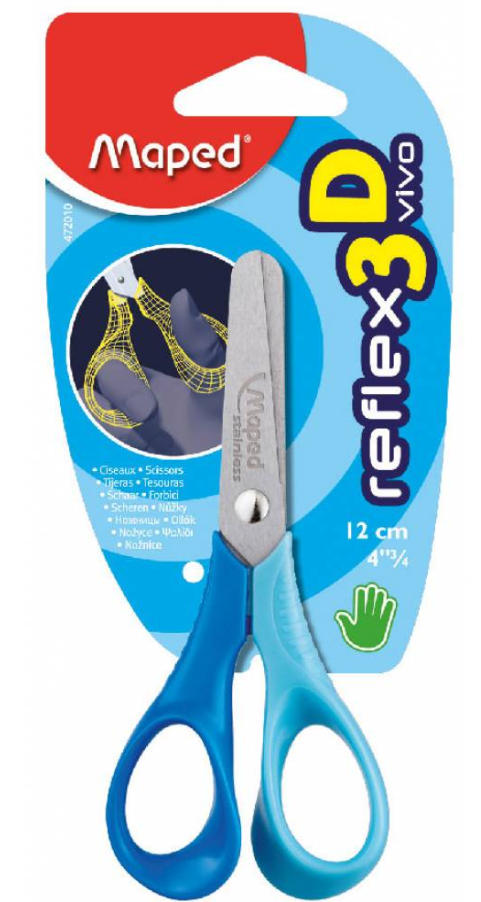 Scissor 12cm Reflex Vivo3D Bls