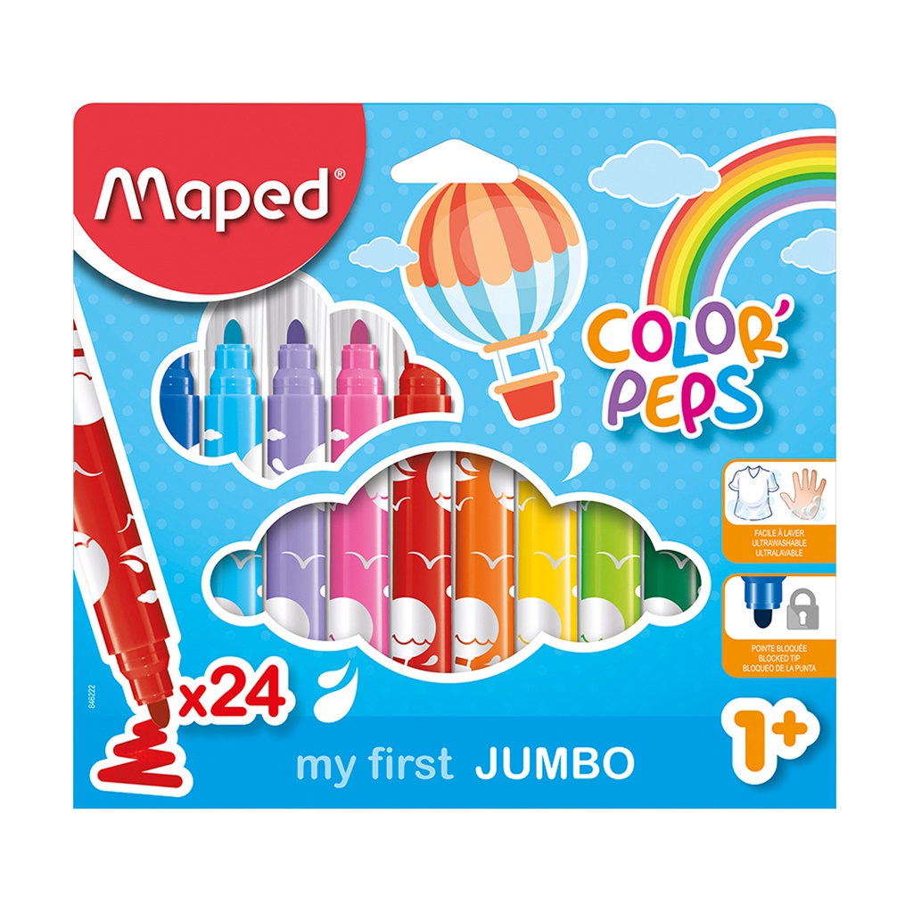 Color Peps Felt Maxi 24Col CBx