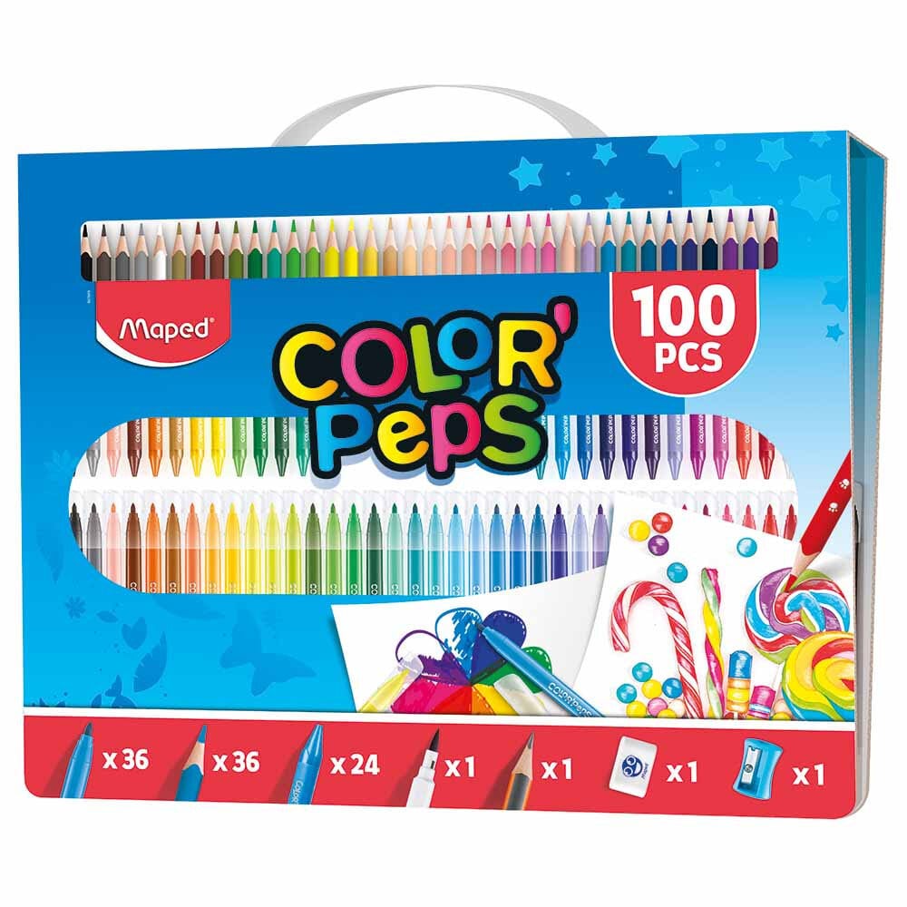 Color Peps Coloring Kit=100pcs