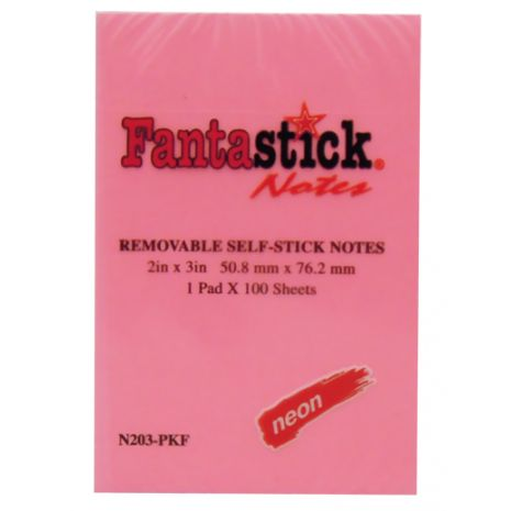 Stick Notes 2x3&quot; Fluor. Pink