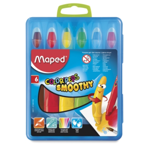 Color Peps Gel Crayons Set=4+2