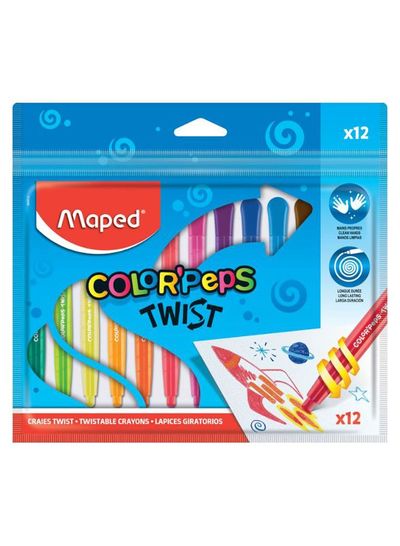 Color Peps Twistable Crayons 12col