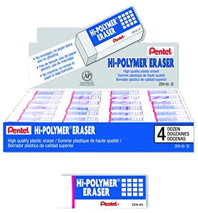 Eraser Hi-Polymer Med Bx=4Dz