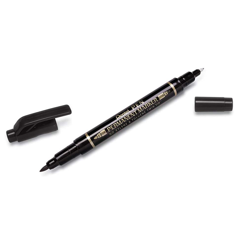 Twin Tip Marker Black