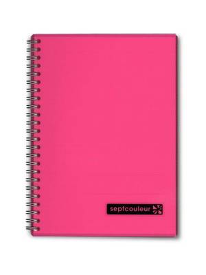 SeptColNotebk A4 80sht Pink