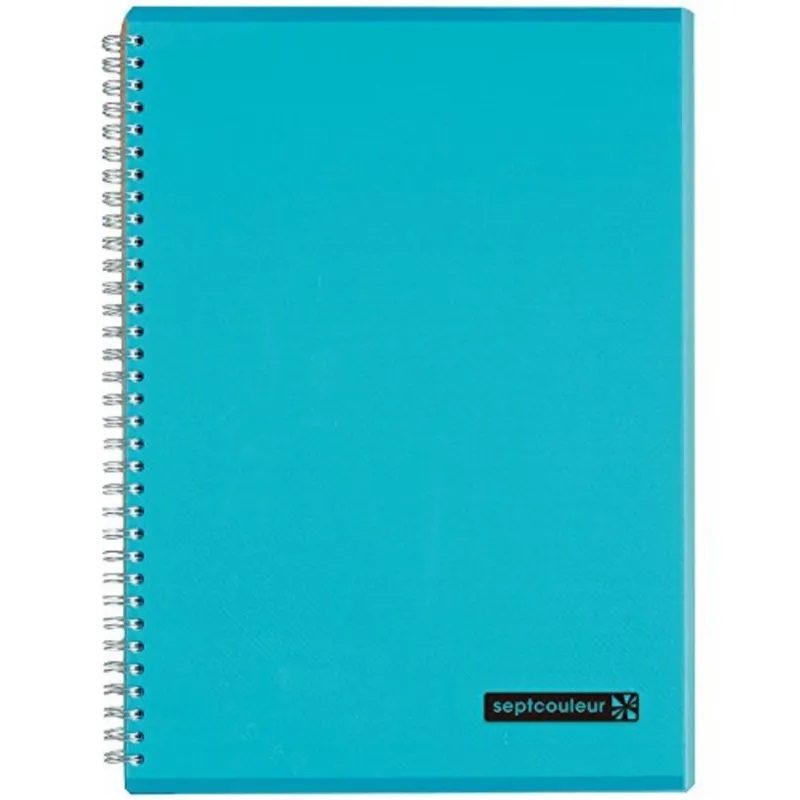 SeptColNotebk A4 80sht L.Blue