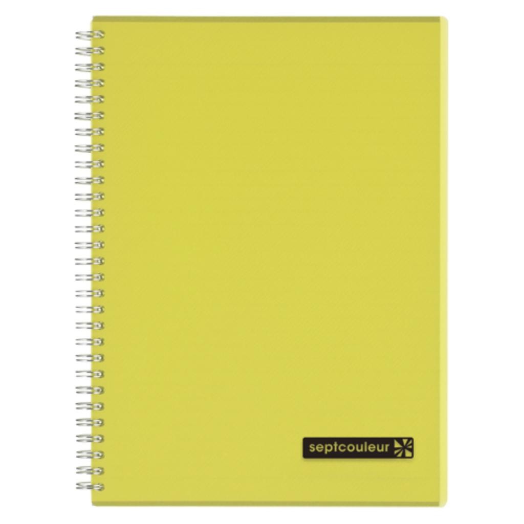 SeptColNotebk B5 80sht Yellow