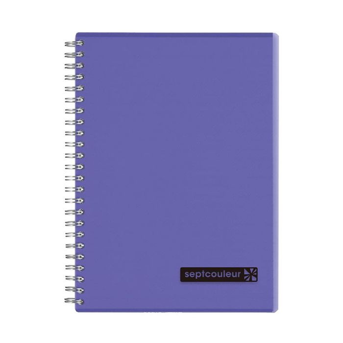 SeptColNotebk B5 80sht Purple