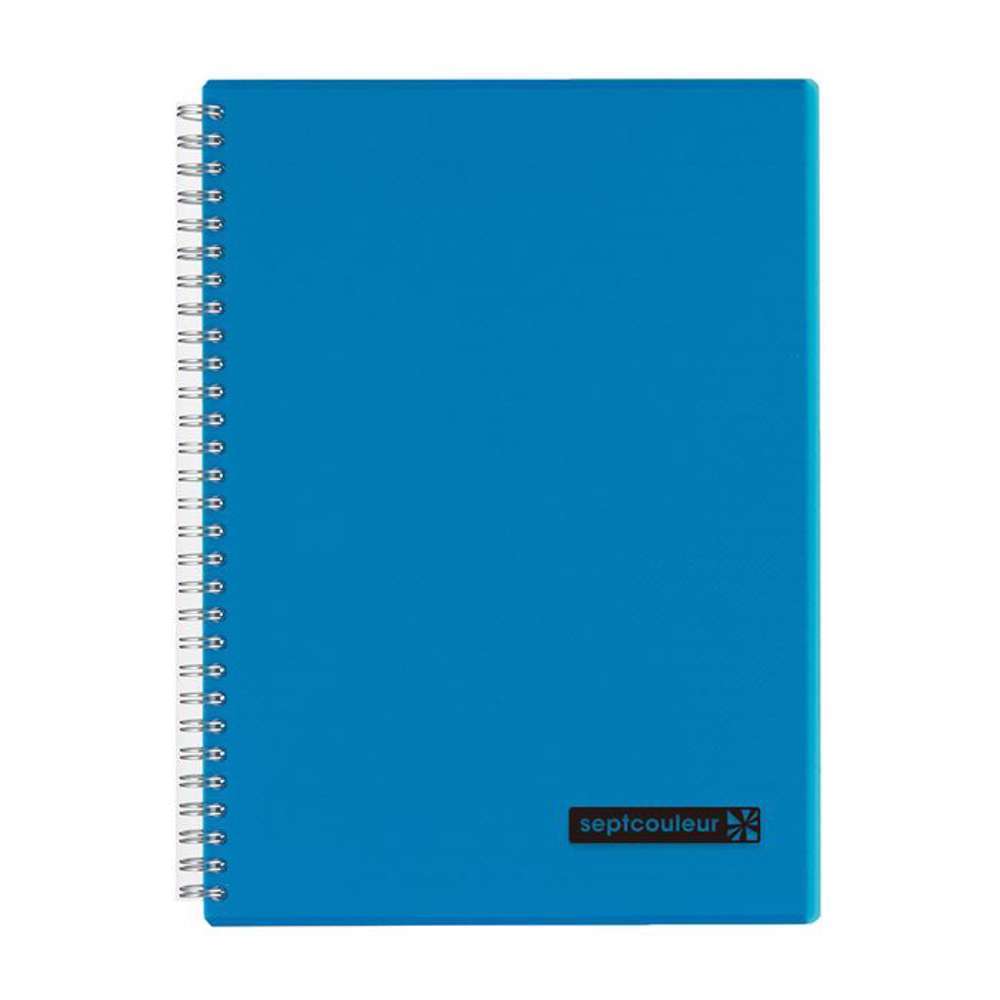 SeptColNotebk A5 80sht Blue