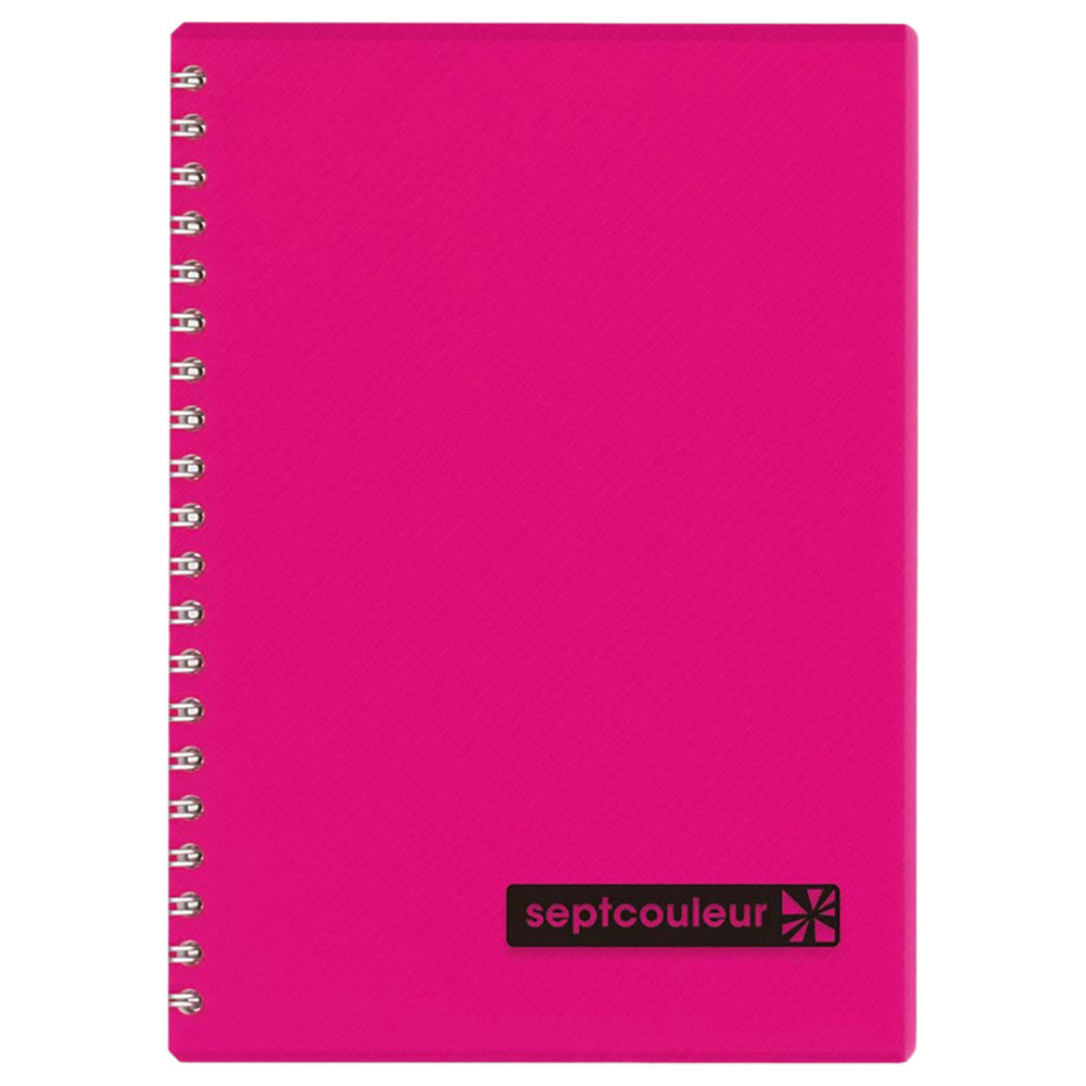 SeptColNotebk B6 80sht Pink