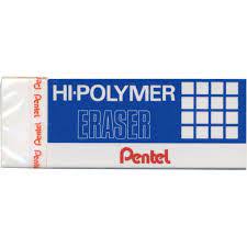 Eraser Hi-Polymer Small -18pc