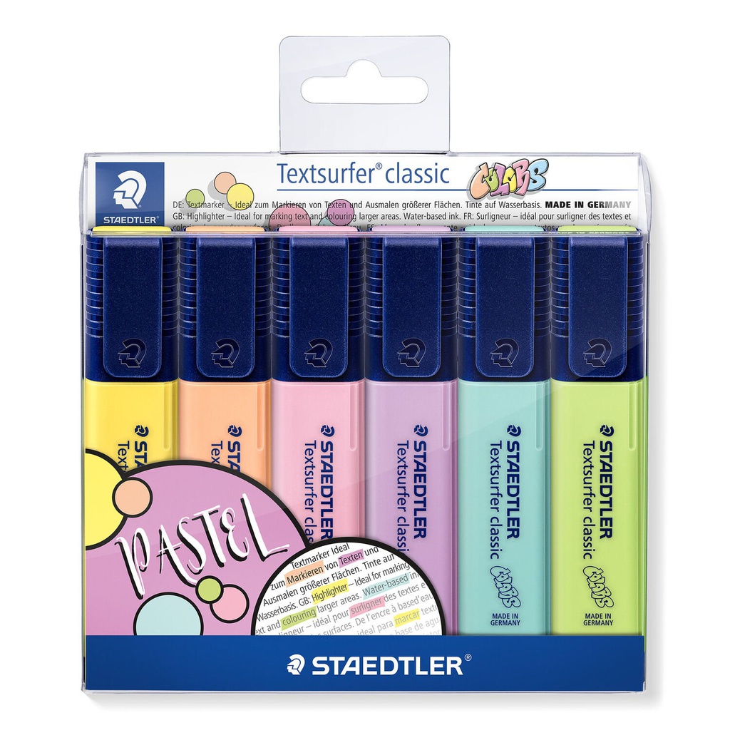 Textsurfer Highlter Pastel Wlt=6col