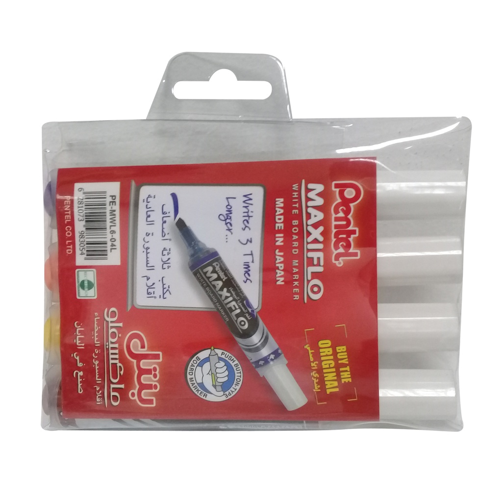 Maxiflo WB Marker Chl Wlt=4Pc