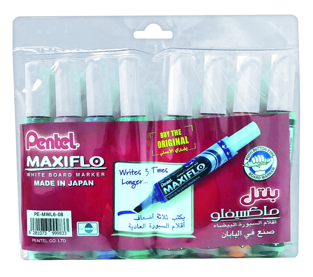 Maxiflo WB Marker Chl Wlt=8Pc