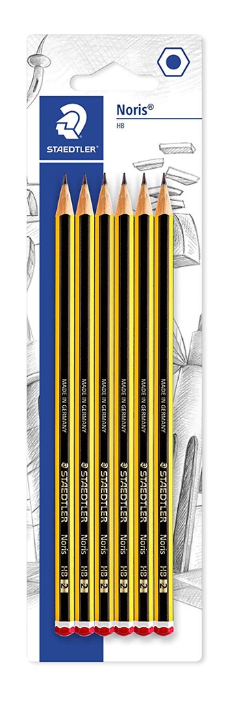 Noris pencils HB, blister 6 pc