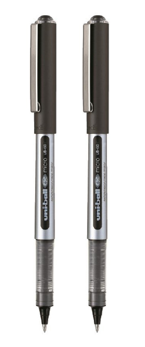 Eye Micro Rollr pen Bls=2pc BK