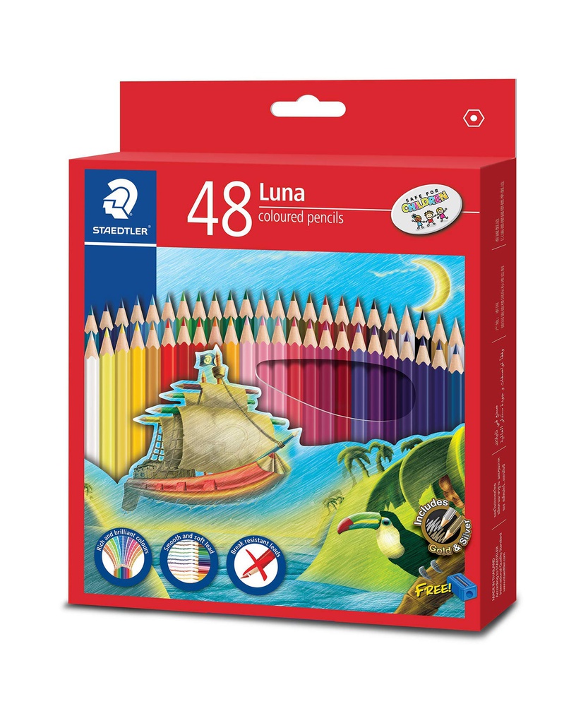 Luna Colouring Pencils 48col