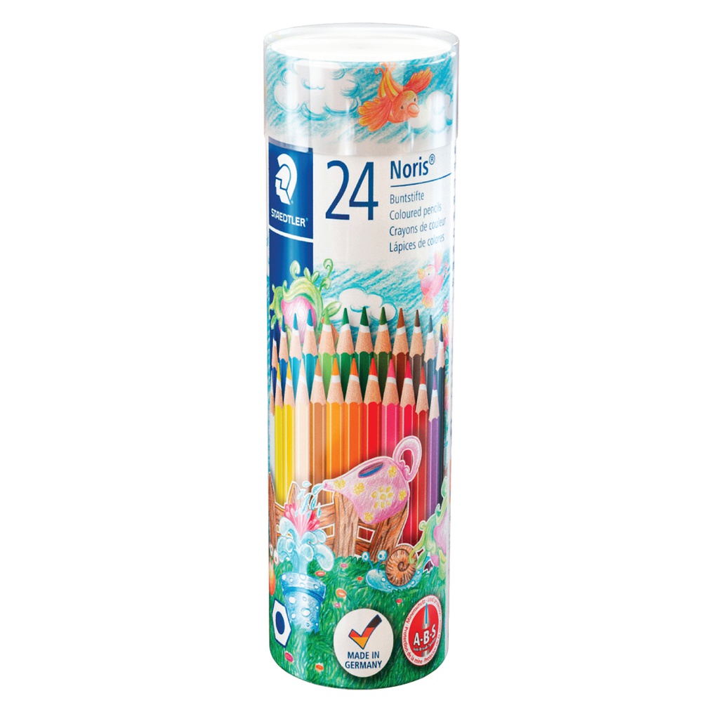 Col Pencil Cylindr Set=24col.