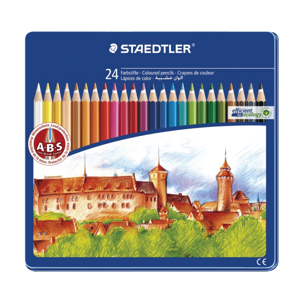 Coloured Pencils Set=24col.