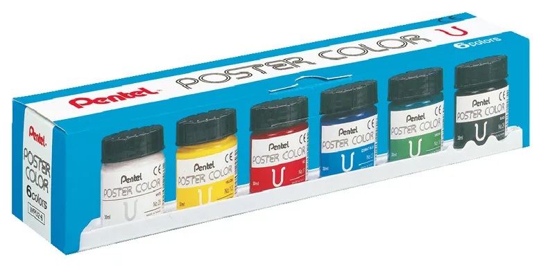 Poster Clr 30ml Set=6colors