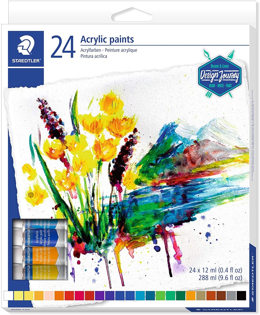 Acrylic Paint tubes ST=24col